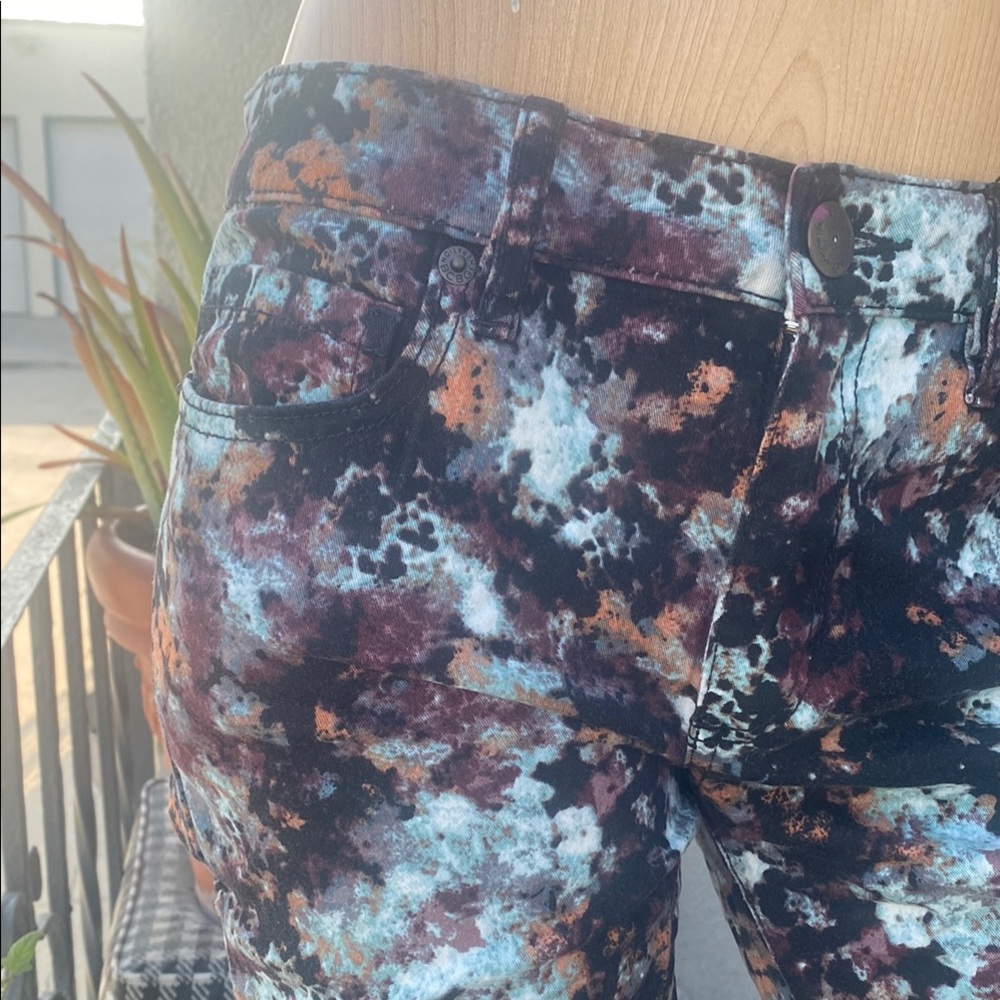 Bcbgeneration Brulee Splatter Patterned Skinny Pa… - image 4